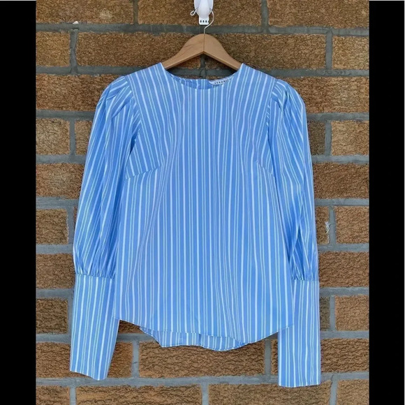 Veronica Beard Clarke Puff Sleeve Blouse size 2 - Picture 1 of 17